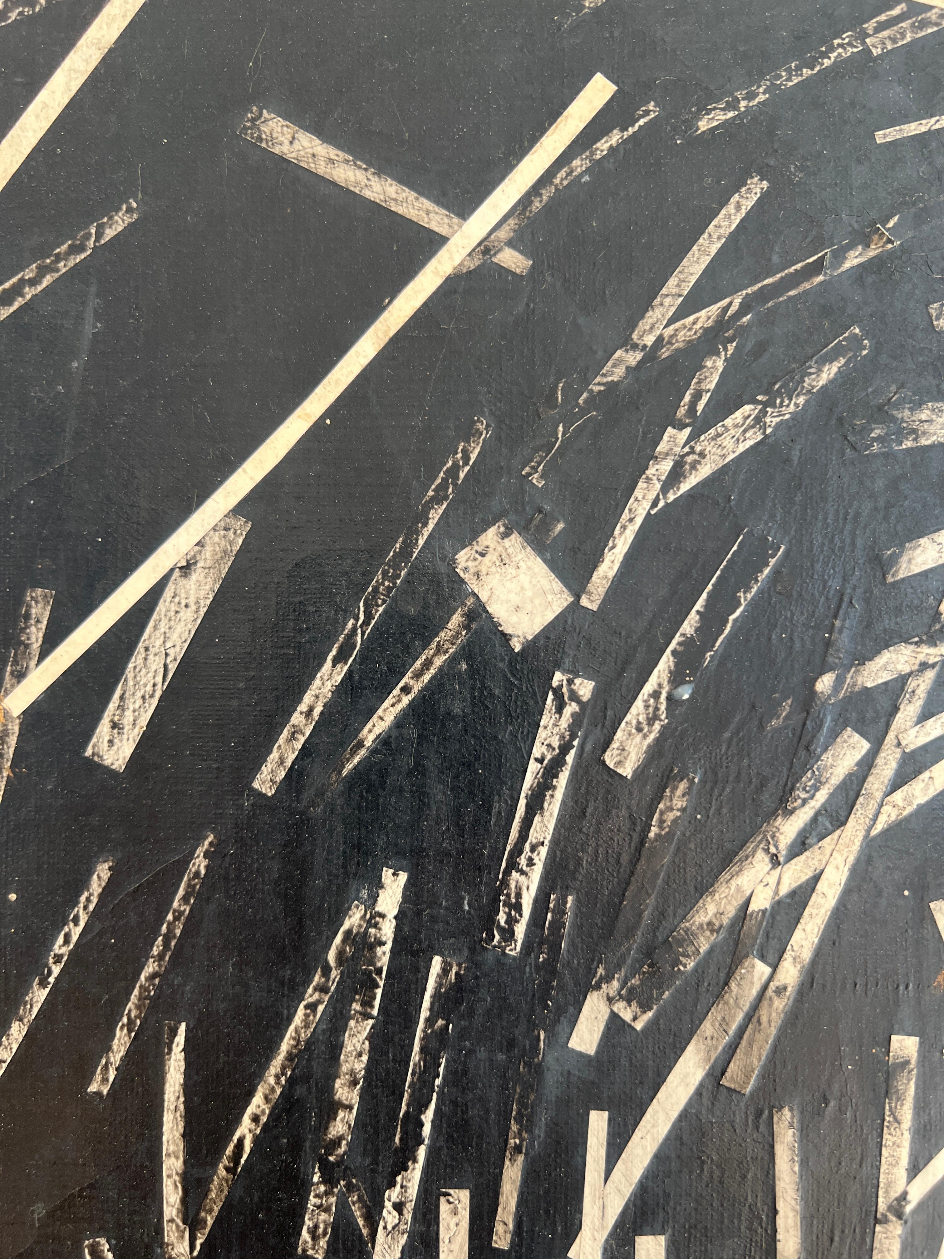 Collage - Abstract Painting Nero di Unknown