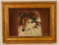 Collie Dog Painting