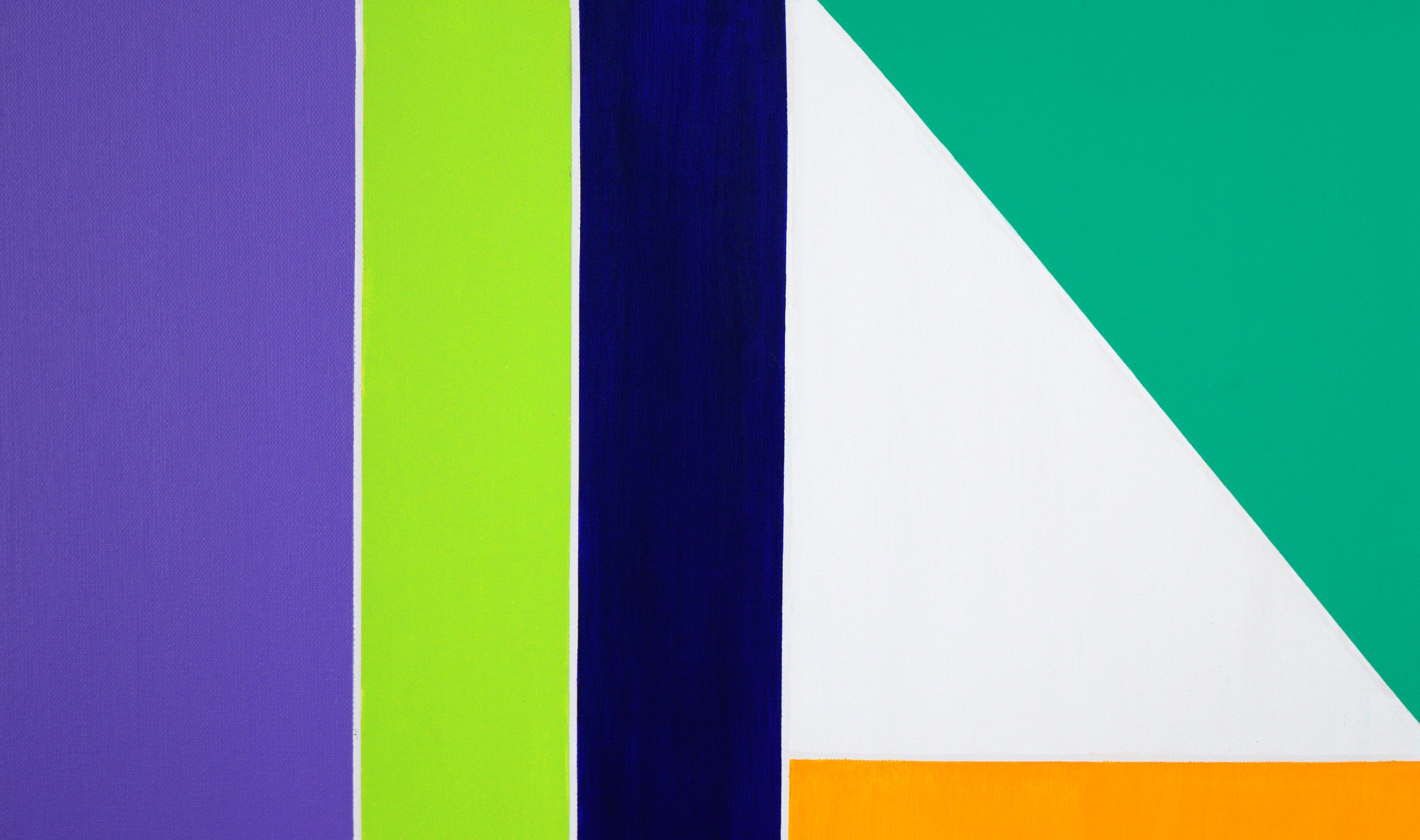 Astratto geometrico a blocchi di colore in acrilico su tela

Composizione luminosa ed equilibrata di un artista sconosciuto (XX secolo). Questo pezzo è minimalista nel design ma massimalista nel colore: forme audaci e sature sono disposte in una