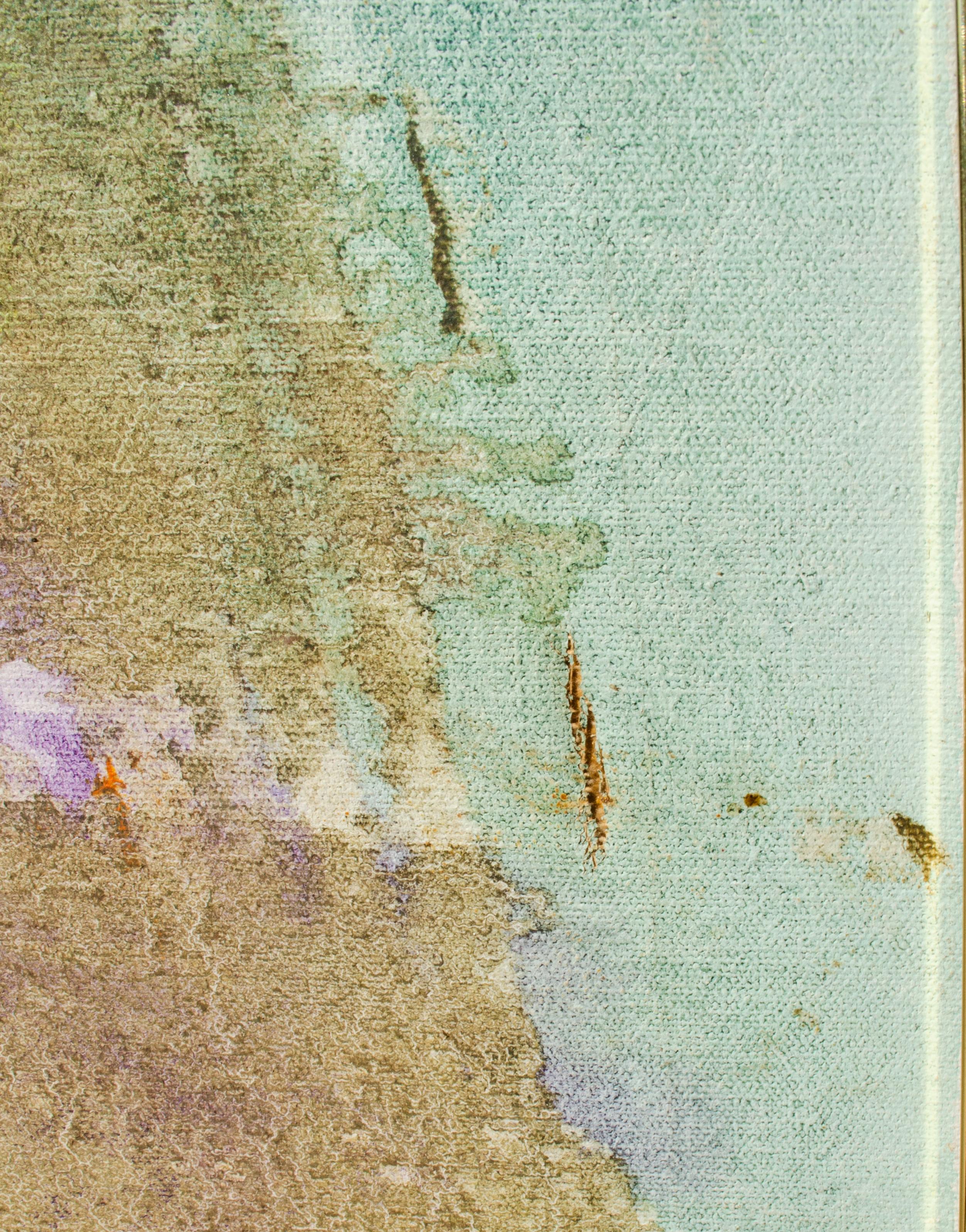 Sloyer
Sans titre, 1976
Huile sur toile
36 1/4 x 24 x 1 3/8 in.
Label de l'artiste au verso (texte légèrement obscurci)
Signé sur le châssis