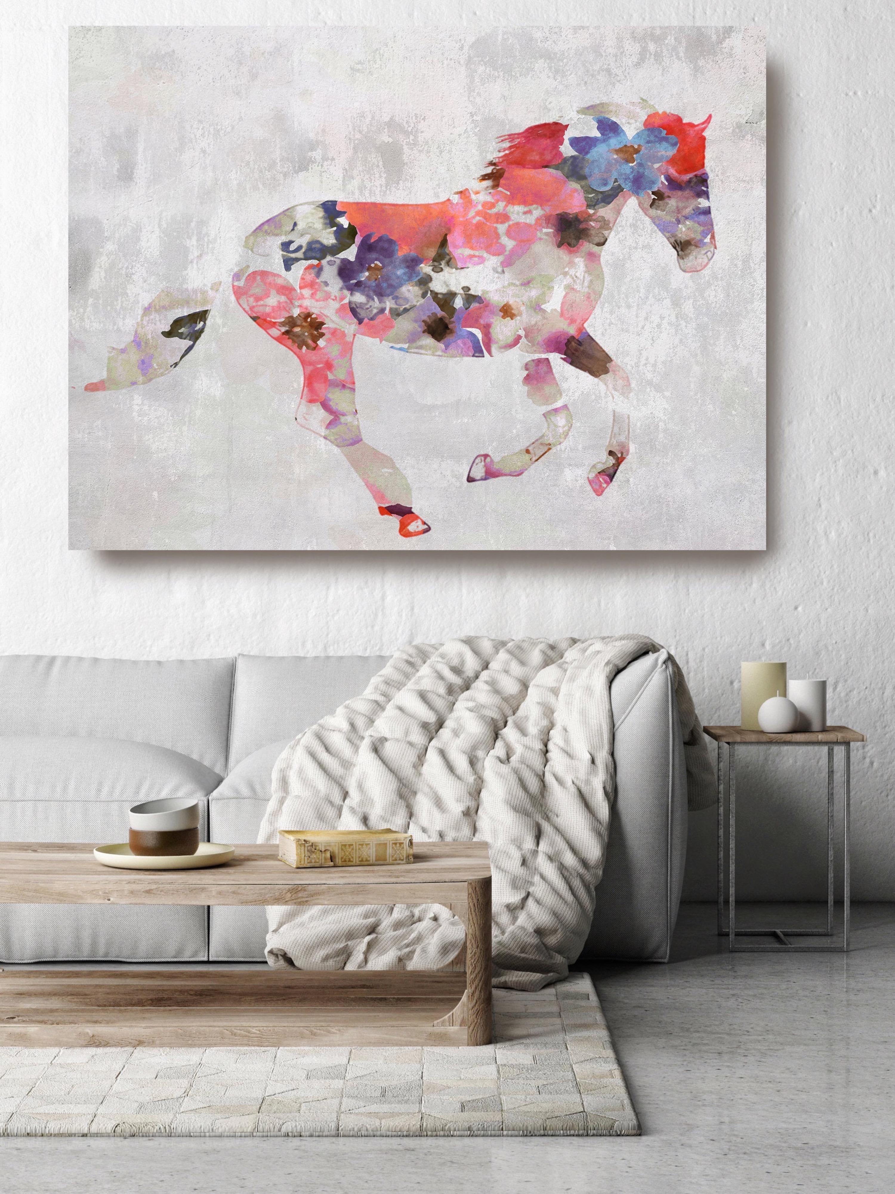 Colorful Floral Horse Painting Horse Fine Art Hand Embellished Giclee on Canvas

Collector's Edition Embellished Art Canvas Giclee With Brushstrokes and rich texture.

State-of-the-art HAND EMBELLISHED ∽ MUSEUM QUALITY ∽ DISPLAY READY Giclee