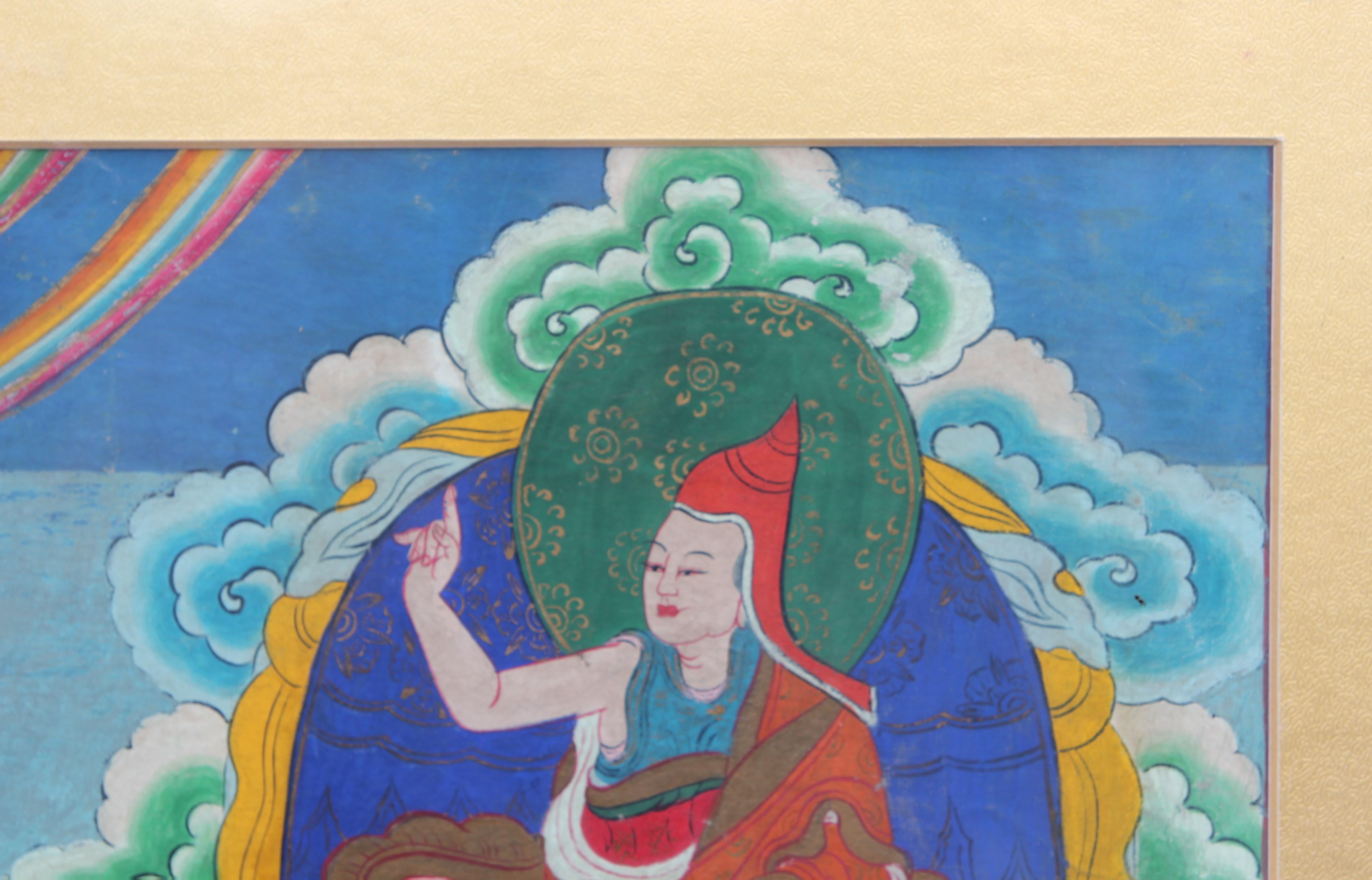 Colorful Lokeshwor Traditional Tibetan Thangka Buddhist Deity Painting For Sale 1