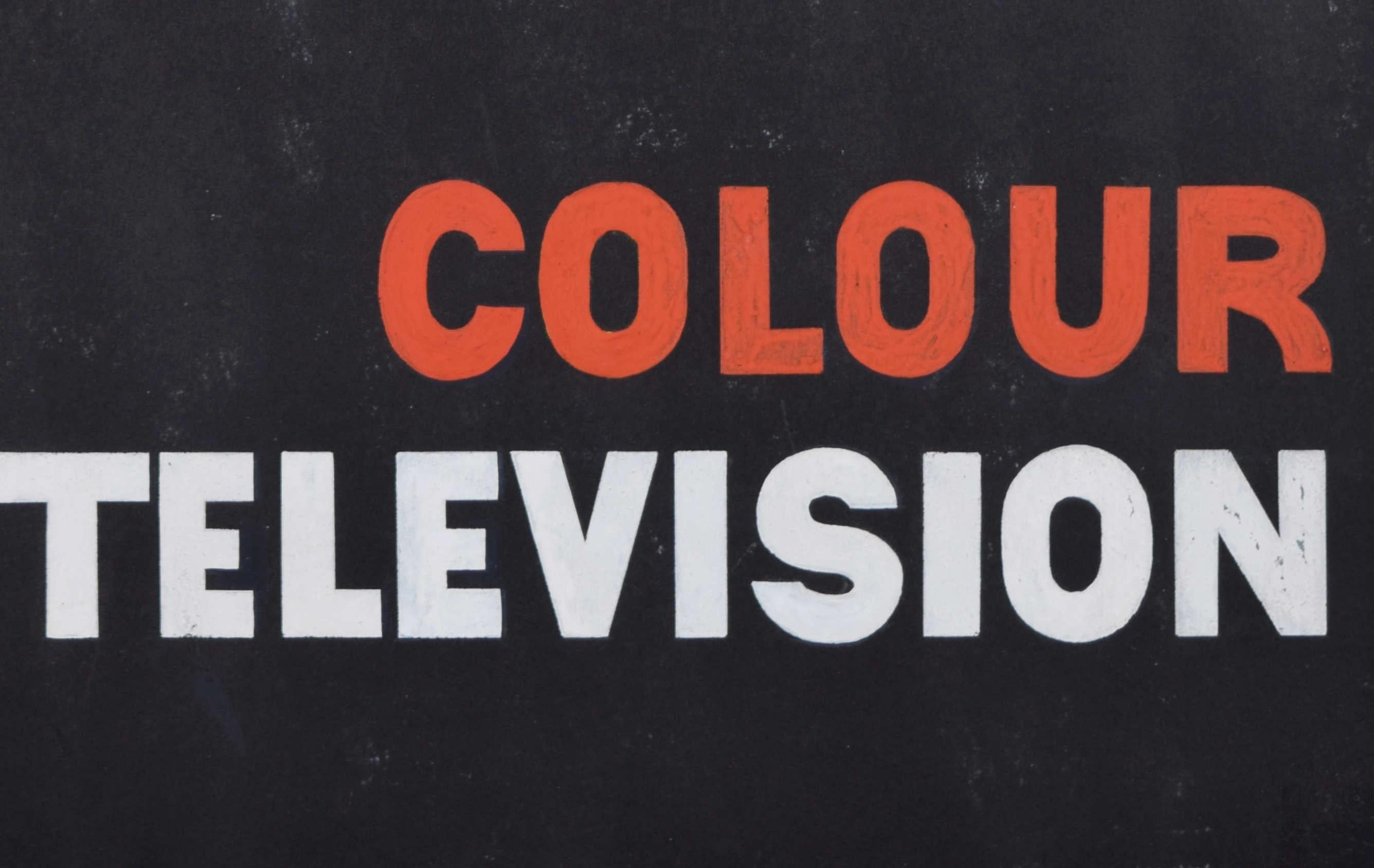 Colour Television
Gouache 
51 x 31 cm 
Provenance: The family of A. E. Halliwell. 

Little is known about the artist other than the fact that he studied under the celebrated artist A. E. Halliwell. Halliwell is known to have collected a number of