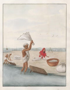 Company School Indian Laundry Scene