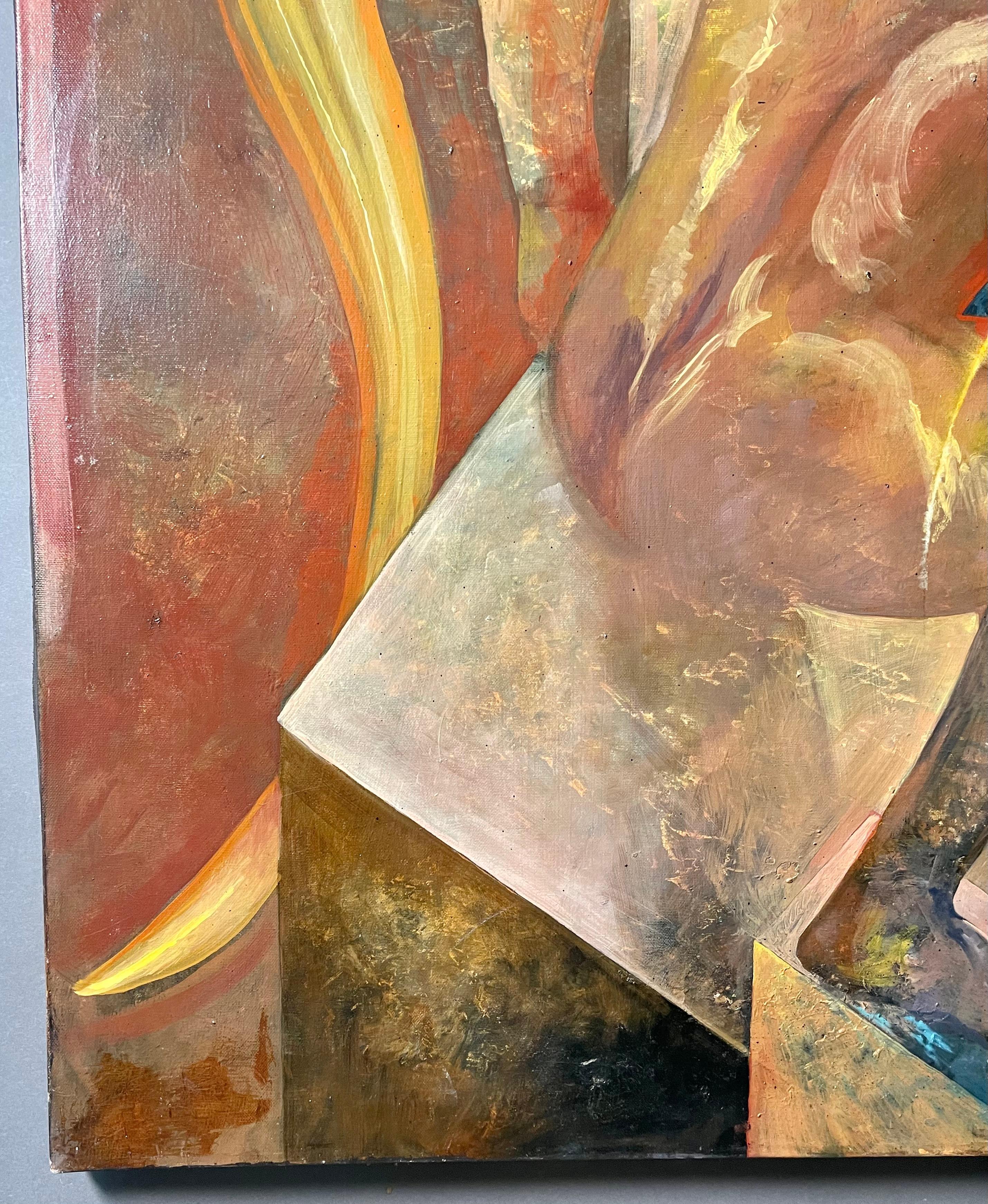 Contemporary Abstract Italian Signed Painting im Angebot 1