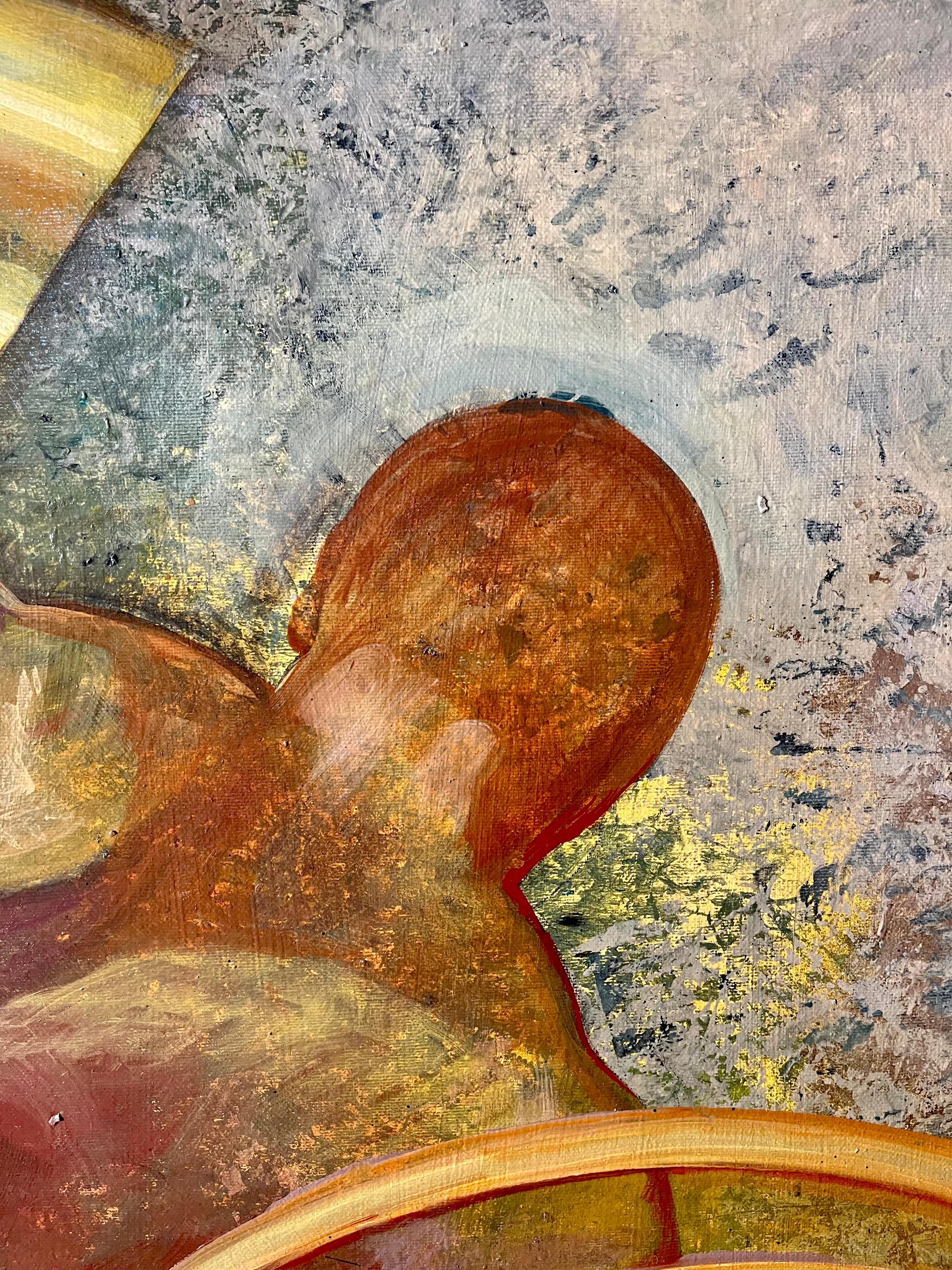 Contemporary Abstract Italian Signed Painting im Angebot 4