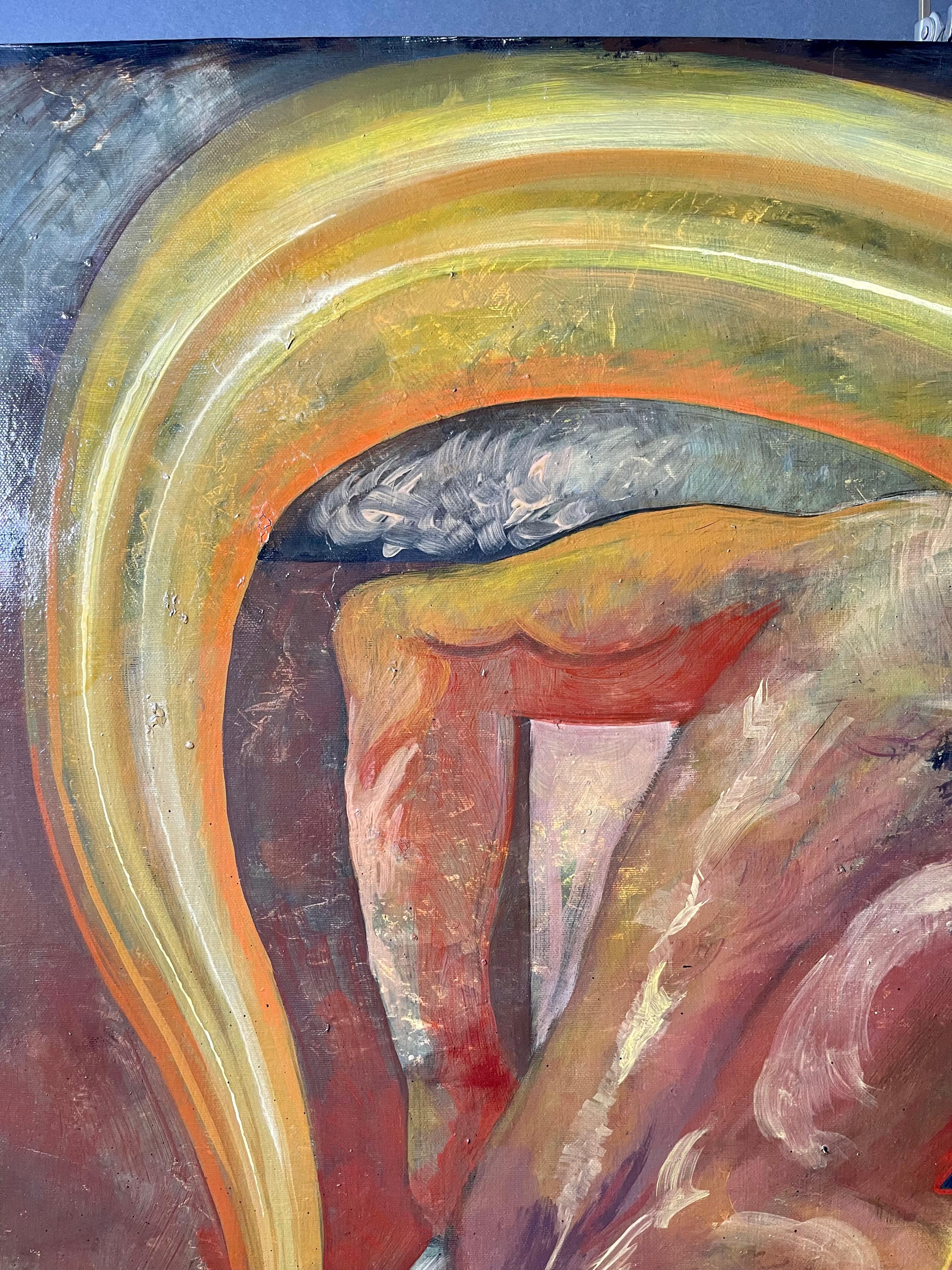 Contemporary Abstract Italian Signed Painting im Angebot 5