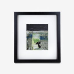 Contemporary Abstract Painting of Mousehole Harbour
