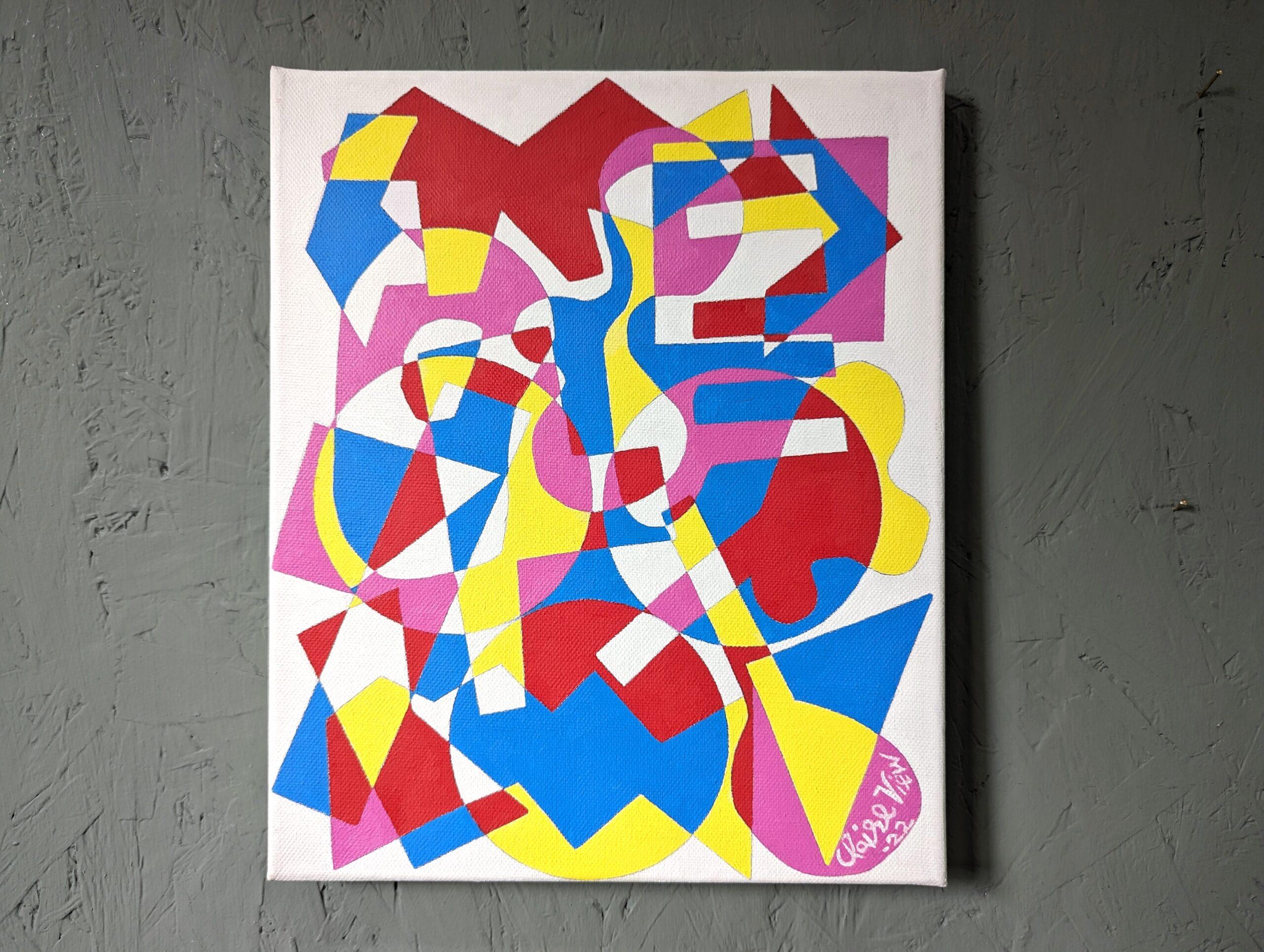 Quadro astratto contemporaneo senza cornice - After the Bang, 2022 in vendita 7
