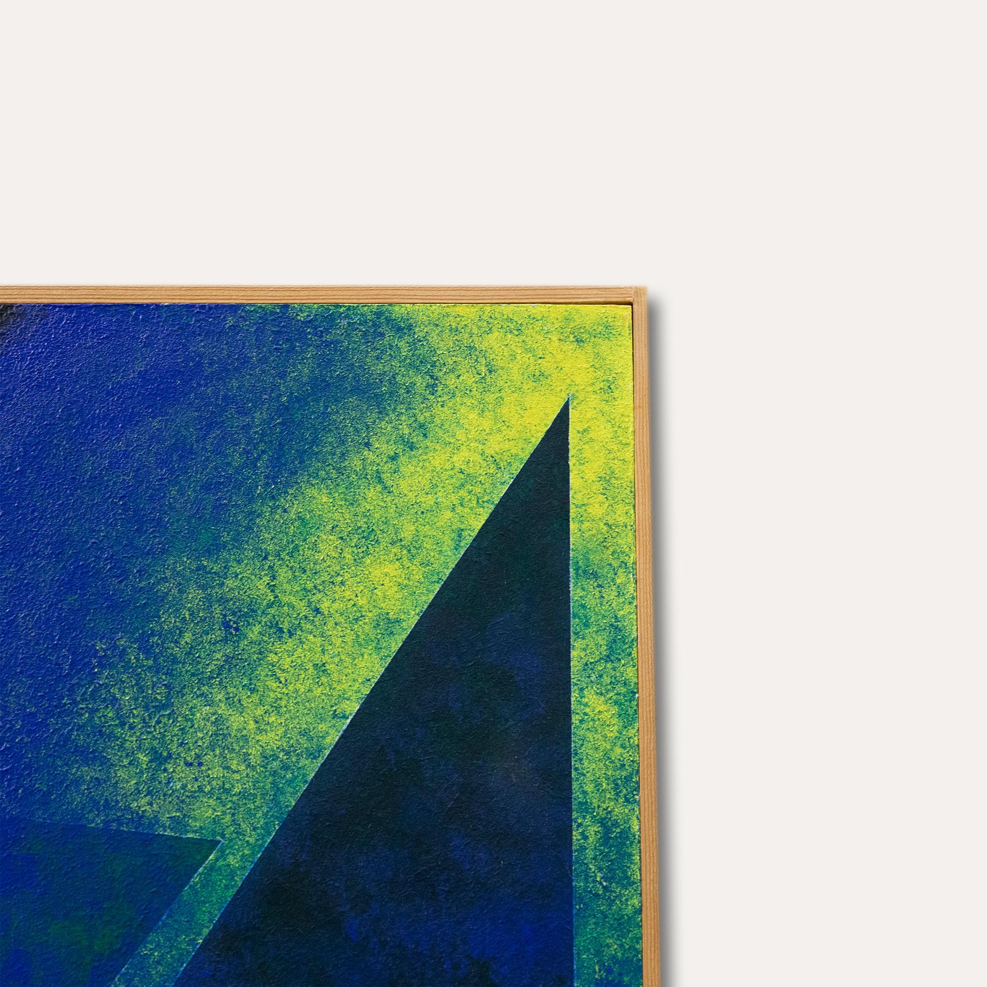 Contemporary Acrylic - Rolling out the Landscape For Sale 1