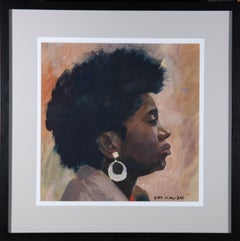 Contemporary Acrylic - Woman in Profile