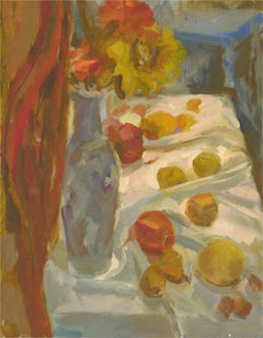 Contemporary Double Sided Oil - Still Life