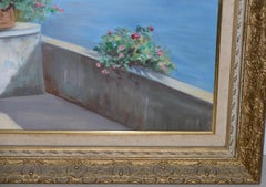 Contemporary Mount Vesuvius Landscape Oil Painting