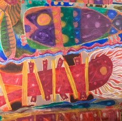 Óleo contemporáneo - Formas de vida abstractas
