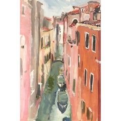 Contemporary Oil - Backwaters of Venice