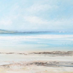 Contemporary Oil - Bright Beach View
