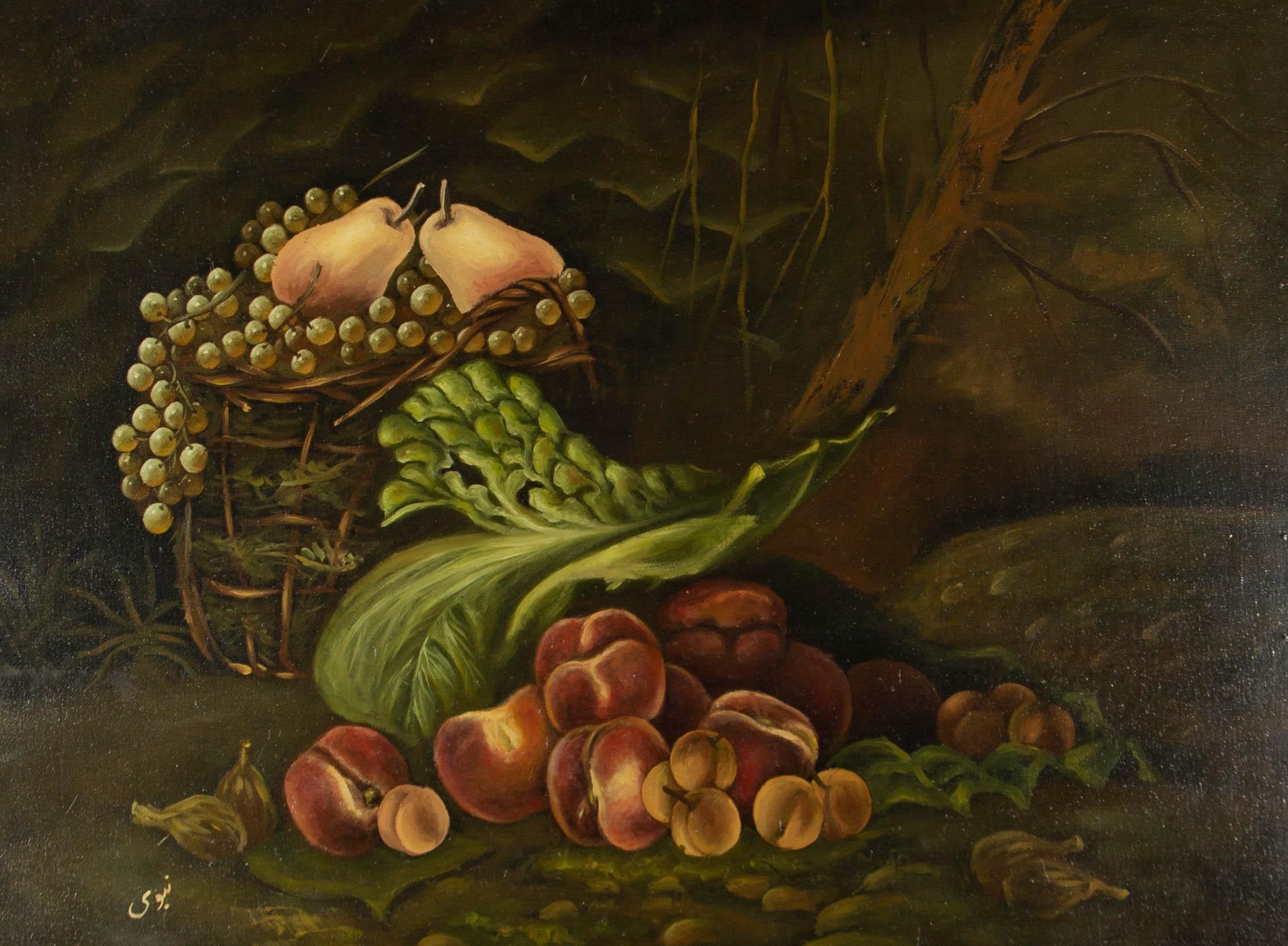 Contemporary Oil - Fruitful Bounty - Painting by Unknown