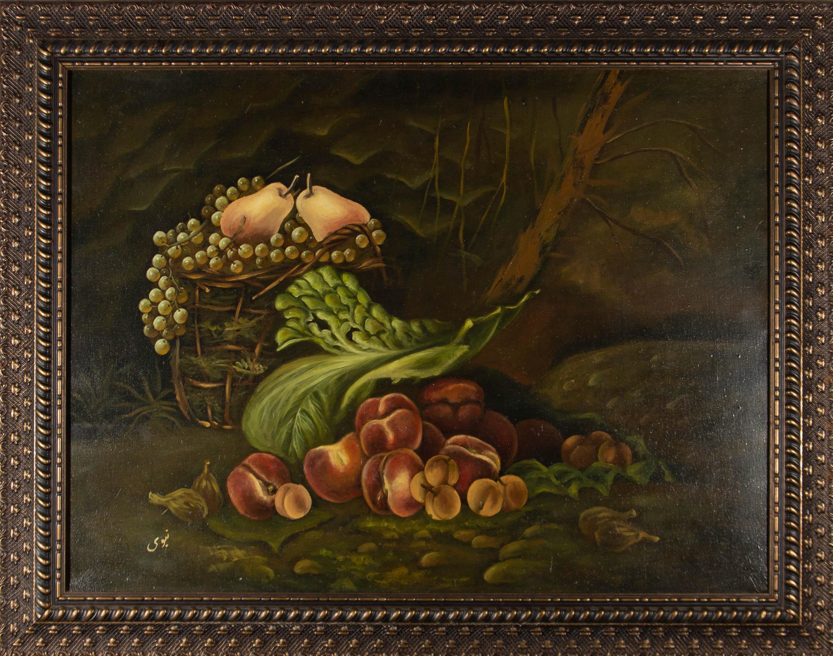 Unknown Still-Life Painting - Contemporary Oil - Fruitful Bounty