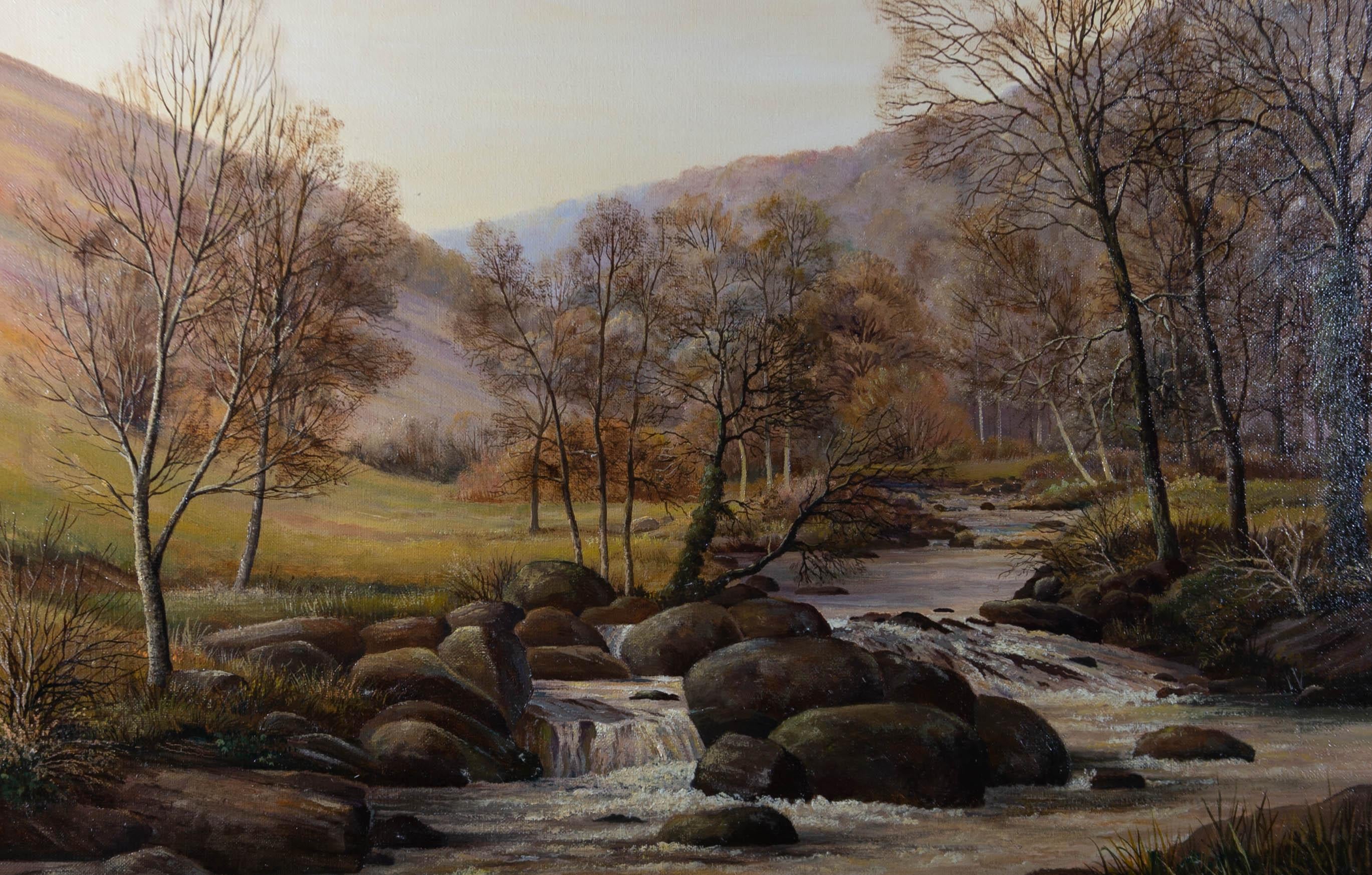 Óleo contemporáneo - Lyn River - Painting de Unknown