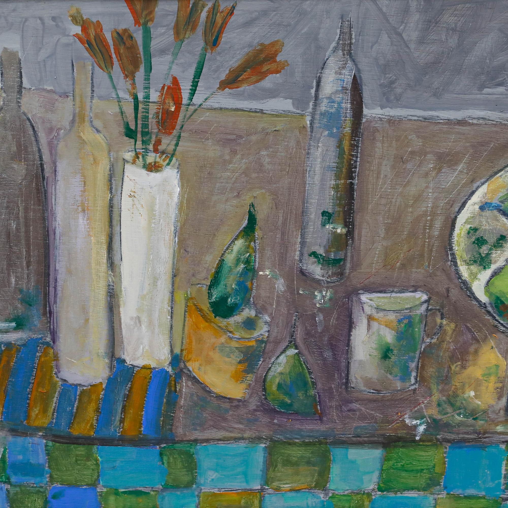 Contemporary Oil - Modernist Still Life For Sale 1