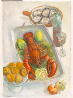 Contemporary Oil - The Lobster Dish