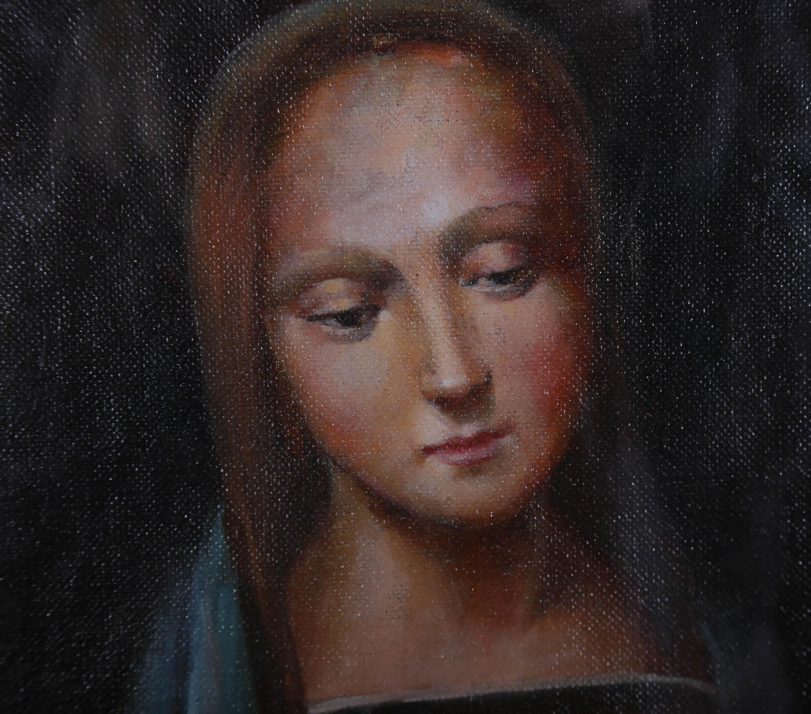 Olio contemporaneo - La Madonna 1