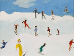 Contemporary Oil - The Ski Slope