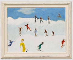Contemporary Oil - The Ski Slope