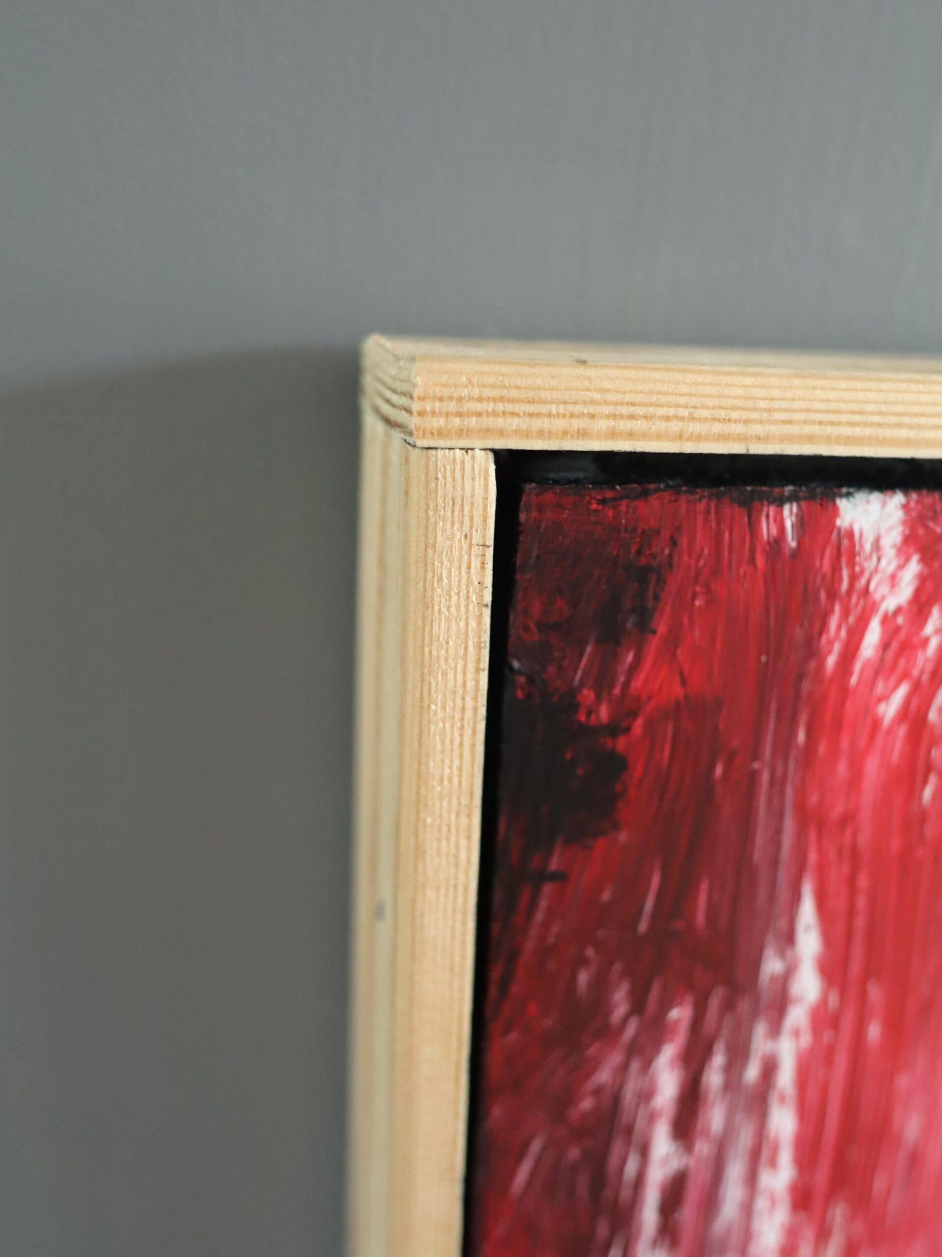 Peinture à l'huile contemporaine figurative semi-abstraite - Le non-dit entre nous en vente 2