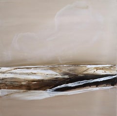 Contemporary Swedish Original Abstract Landscape Oil Painting - Drift of Light