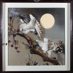 Contemporary Taxidermy - Eagles Under The Full Moon