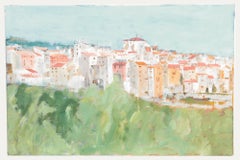 Continental School Contemporary Oil - Terracotta Rooftops