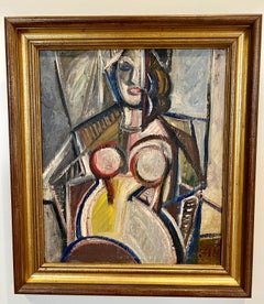 Continental School, Figura cubista di una donna