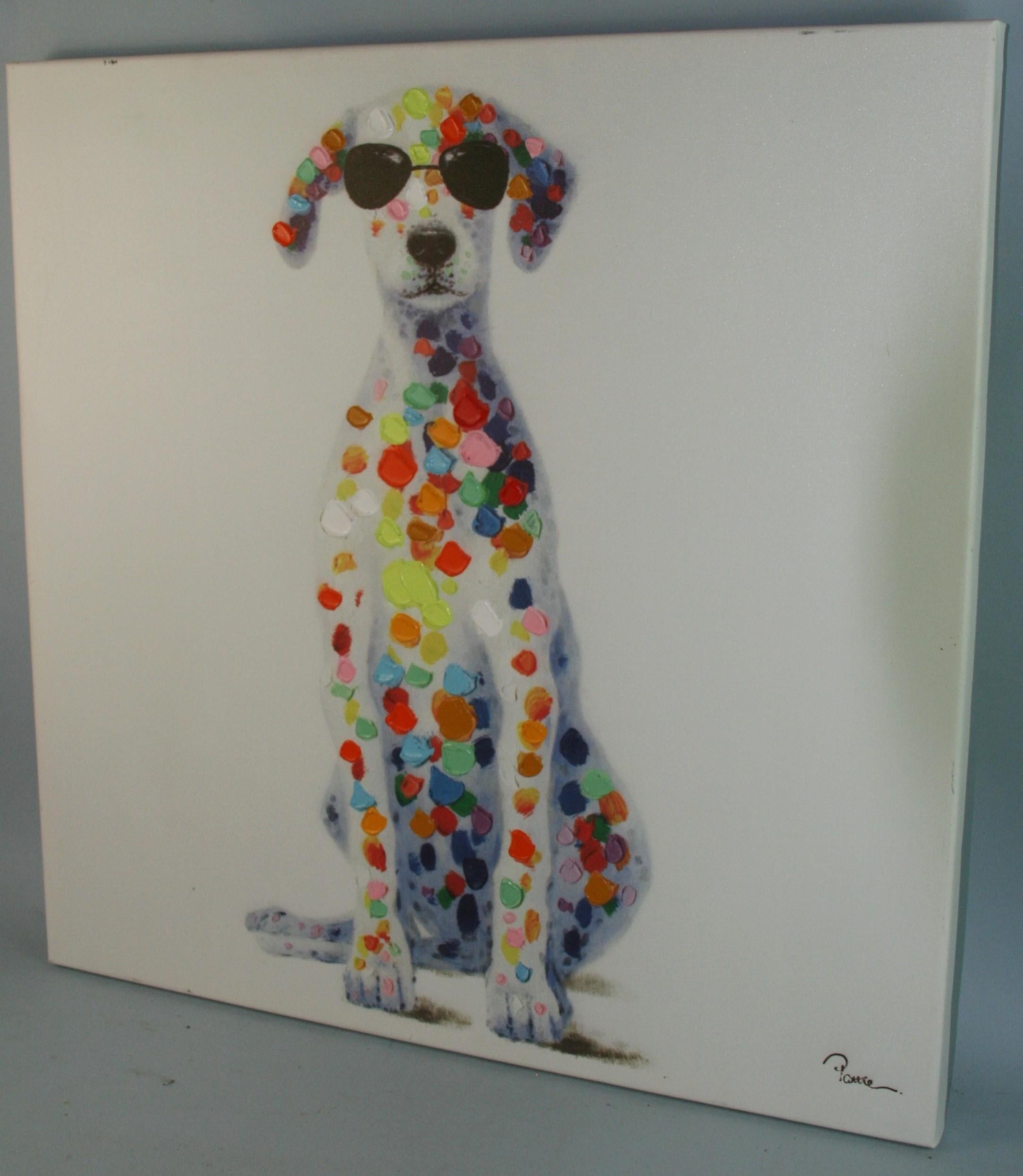 Animal Painting di Unknown - Cool Dog