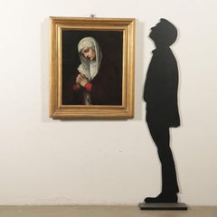 Exemplaire de Tiziano Vecellio, huile sur toile 17ème siècle, Mater Dolorosa