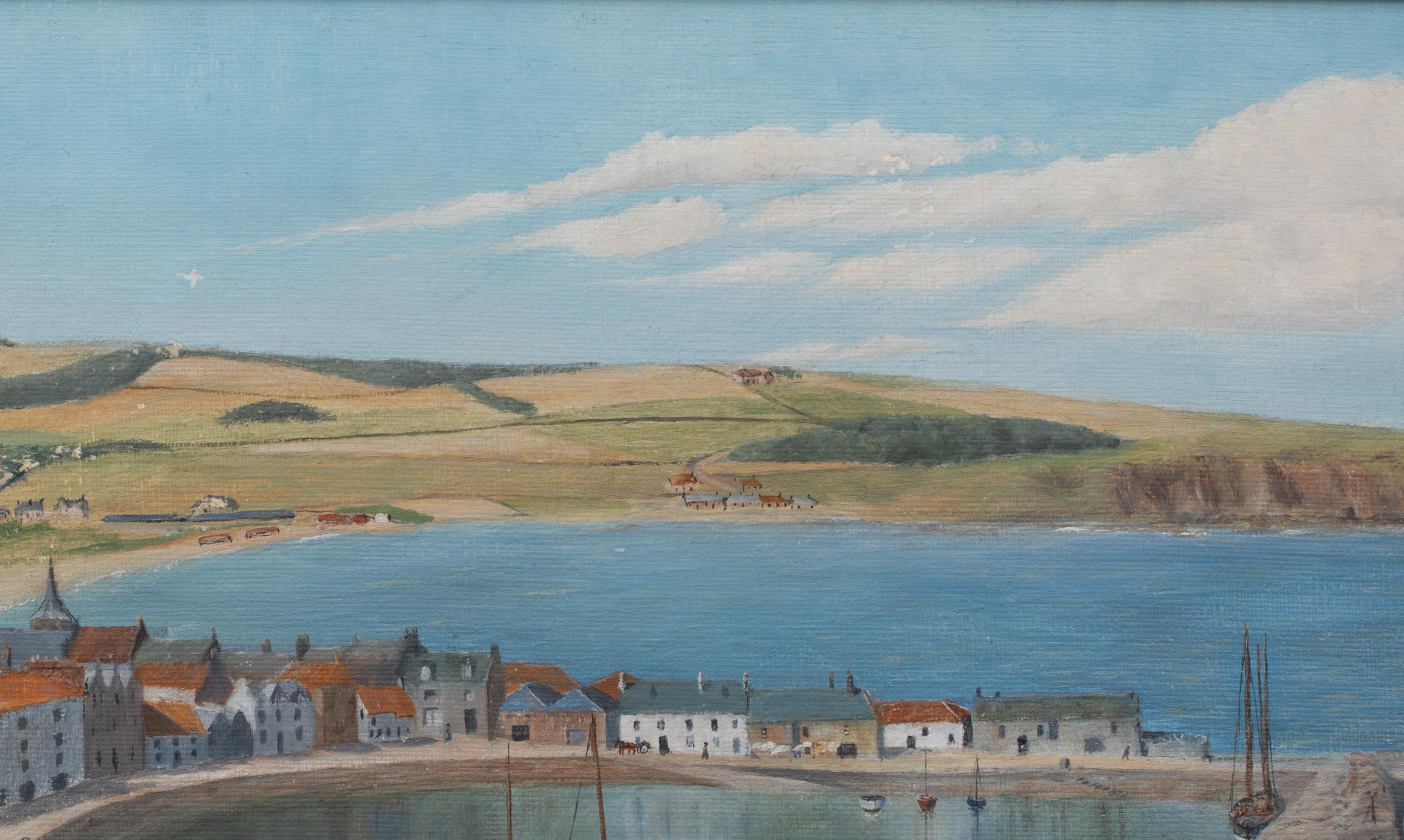 Cornwall Harbour View, circa 1930  by Sir Walter Westley Russell CVO RA  For Sale 7