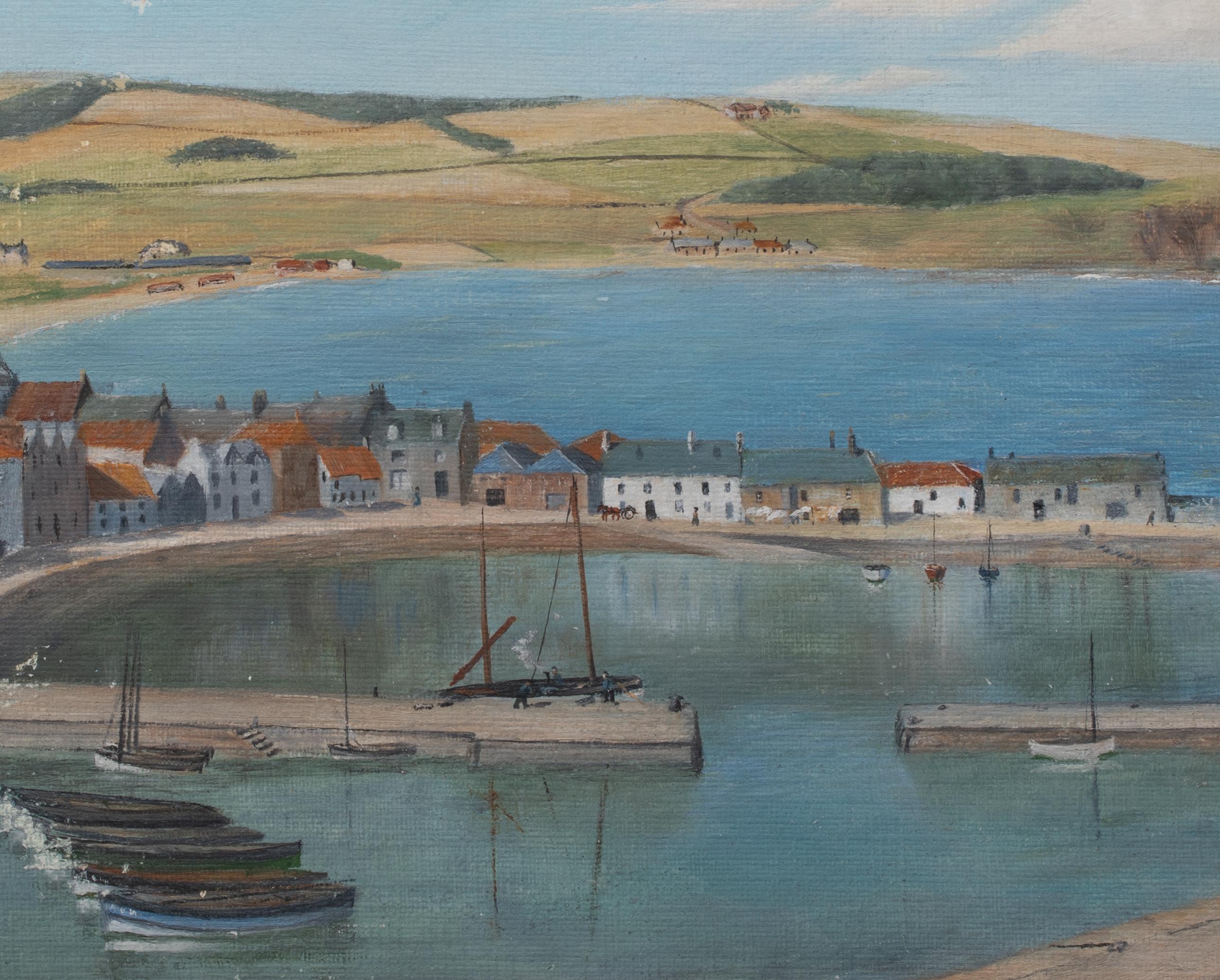 Cornwall Harbour View, circa 1930  by Sir Walter Westley Russell CVO RA  For Sale 3