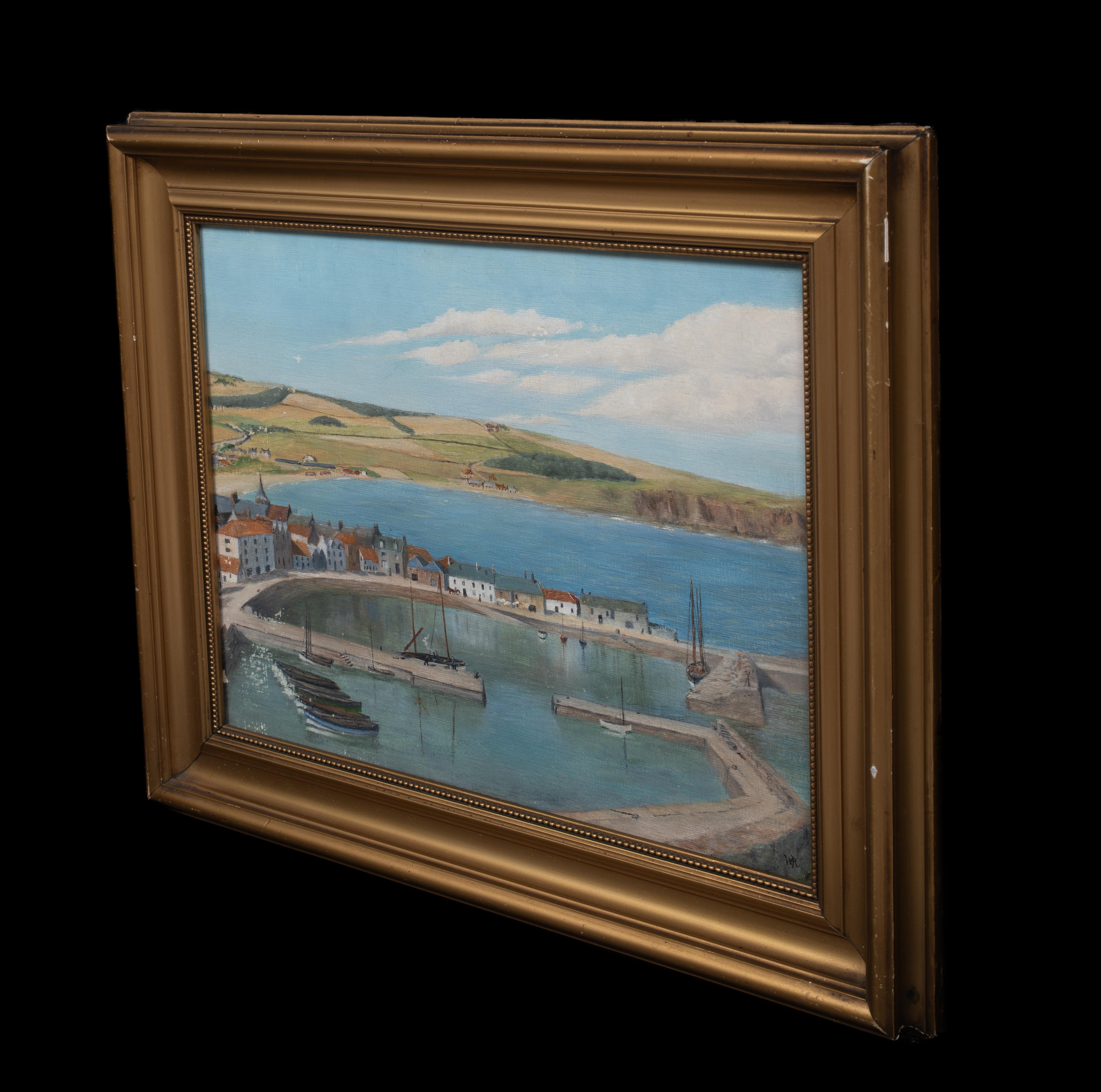 Cornwall Harbour View, circa 1930  by Sir Walter Westley Russell CVO RA  For Sale 5