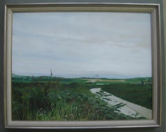 Large Modernist: Cornwall, View of Fields and Mounts Bay with St Michaels Mount 