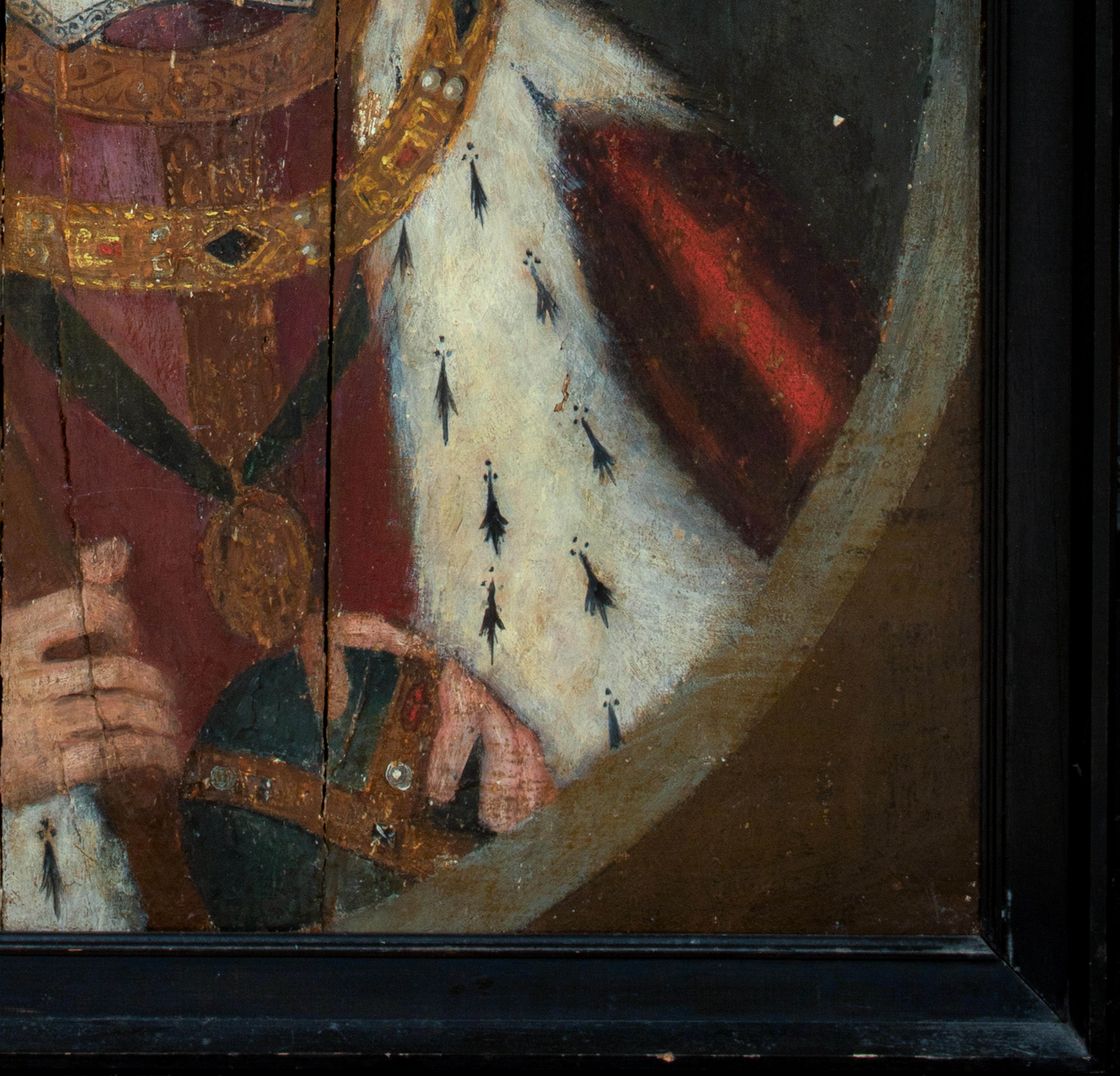 Coronation Portrait Of King Edward VI (1537-1553) as King Of England & Ireland For Sale 1