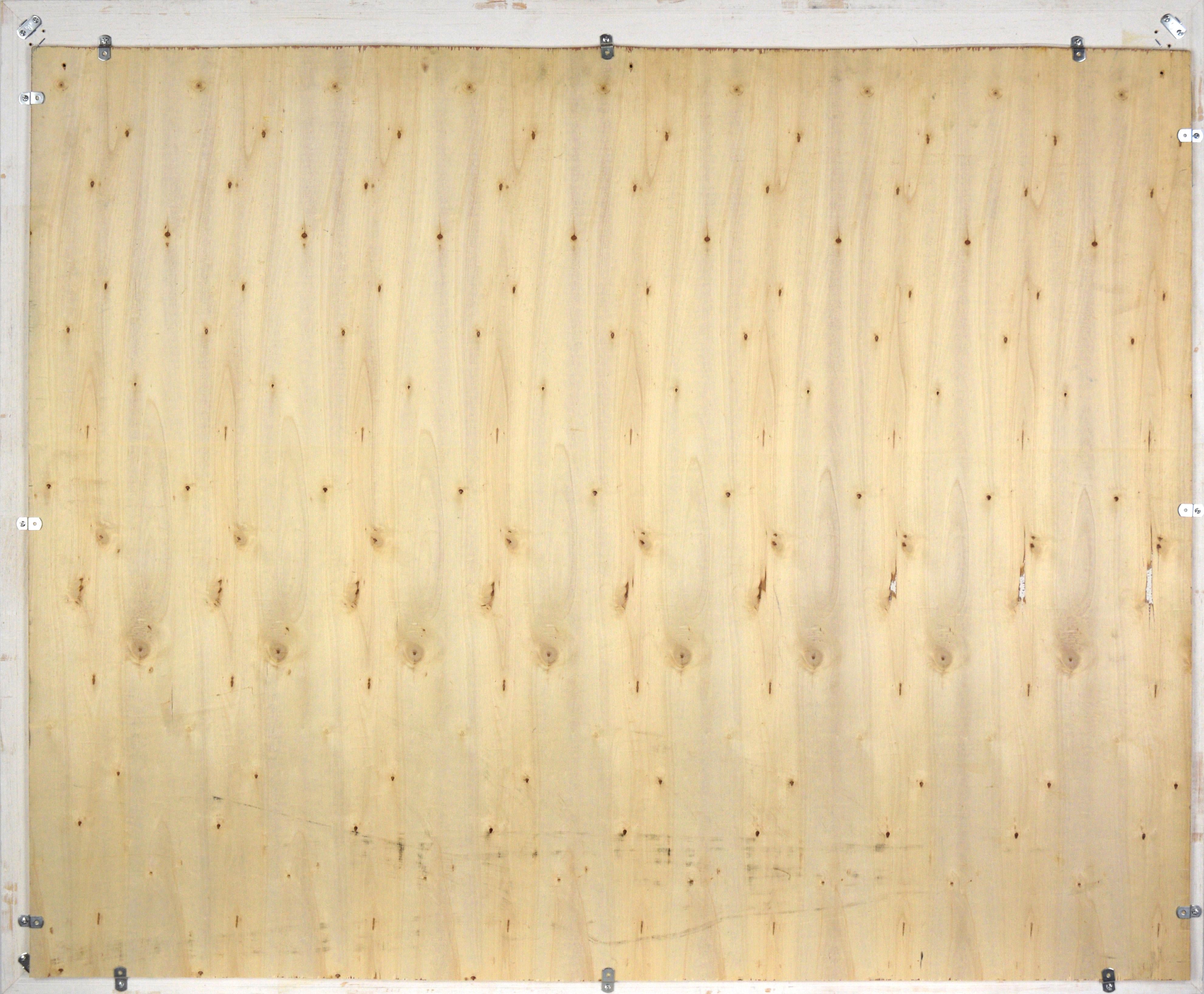 Viaggiatori cosmici - Composizione visionaria e psichedelica su pannello di Wood in vendita 4