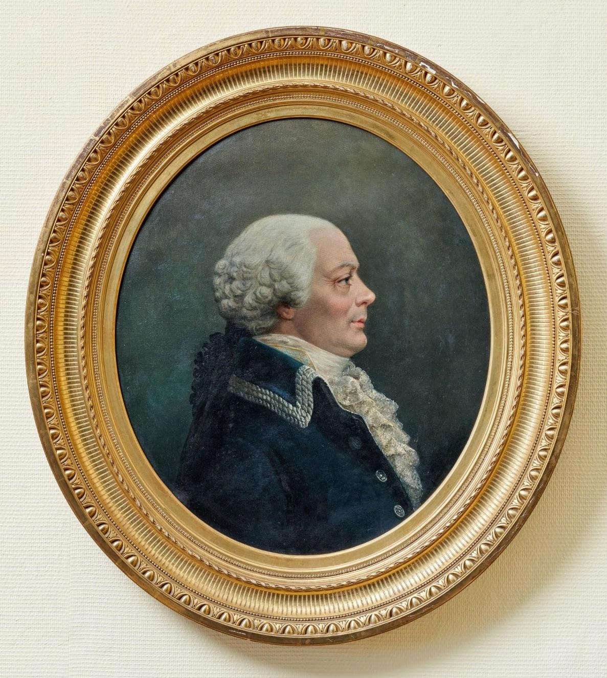 Unknown Portrait Painting - Count Constant Duval de Beaulieu (Leuze in 1751 and Mons in 1828)