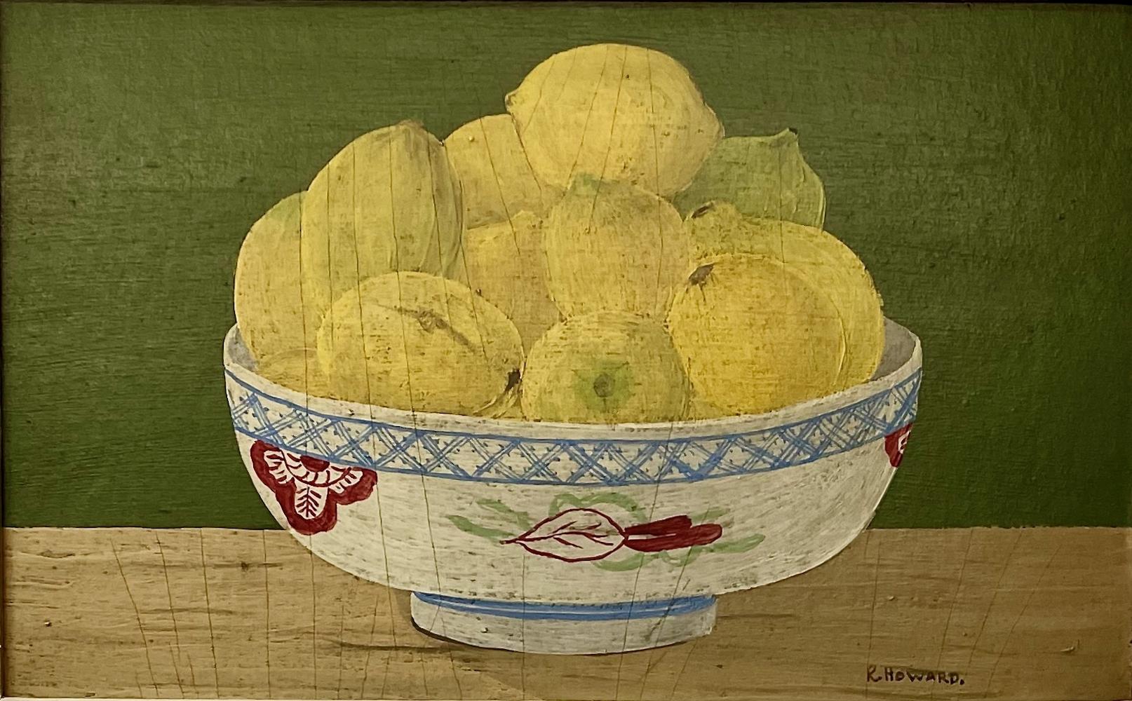 Country Chic en un par de cuadros cítricos - Painting de Unknown