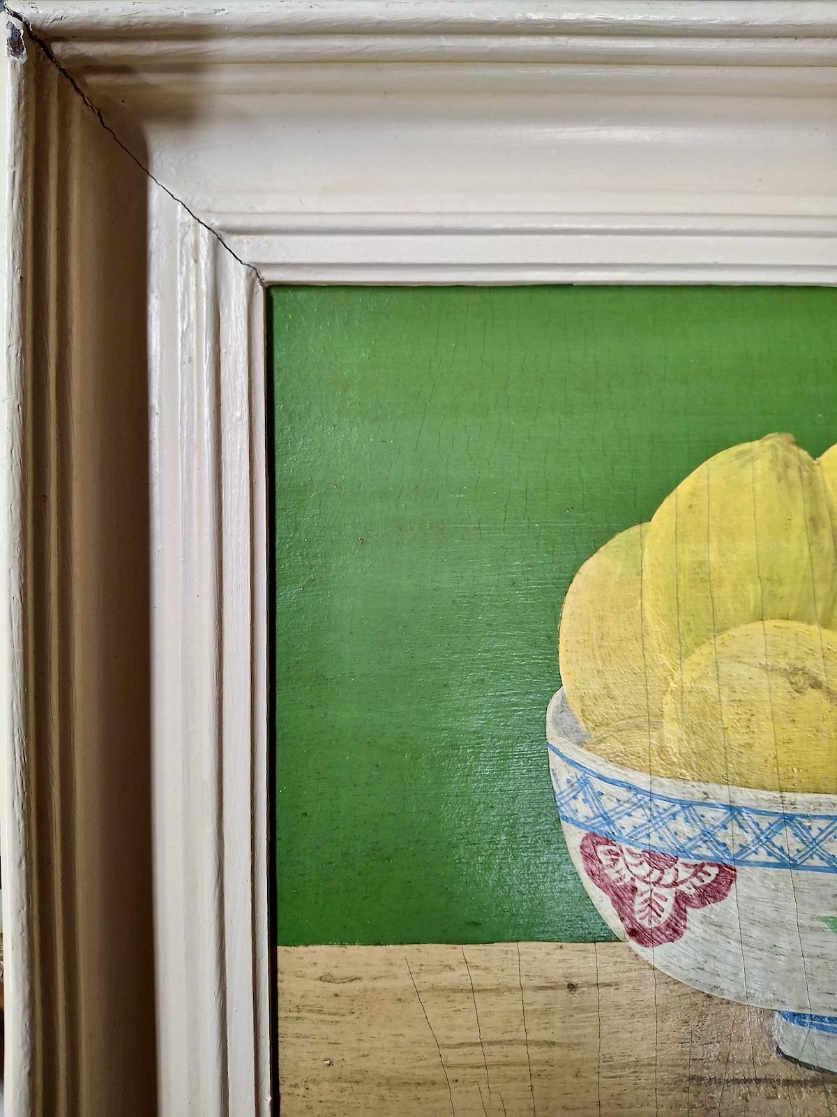 Country Chic en un par de cuadros cítricos - Painting Arte popular de Unknown