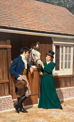 Pareja y caballo