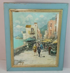 Couple Strolling Along the French Riviera
