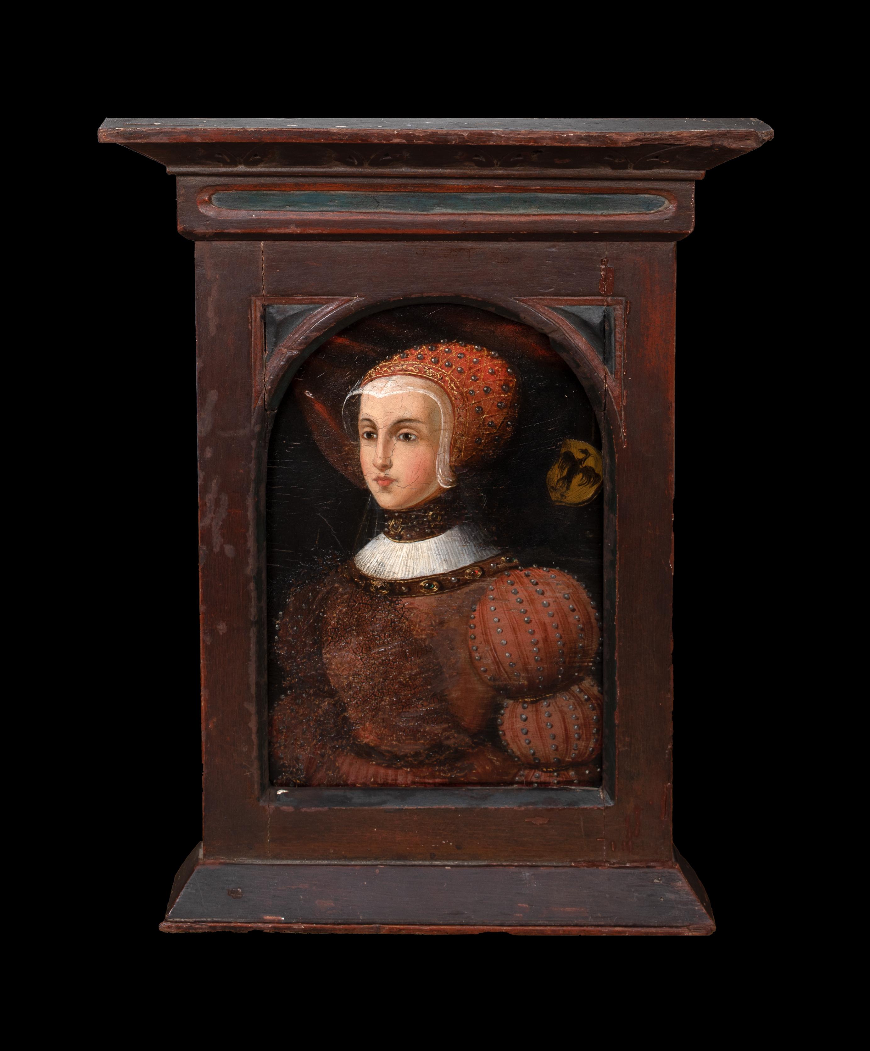 Hofporträt von Anne von Kleve (1515-1557), Königin von England, 18. Jahrhundert – Painting von Unknown