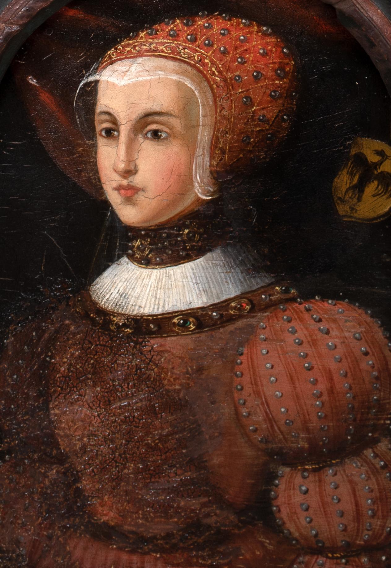 Hofporträt von Anne von Kleve (1515-1557), Königin von England, 18. Jahrhundert im Angebot 1