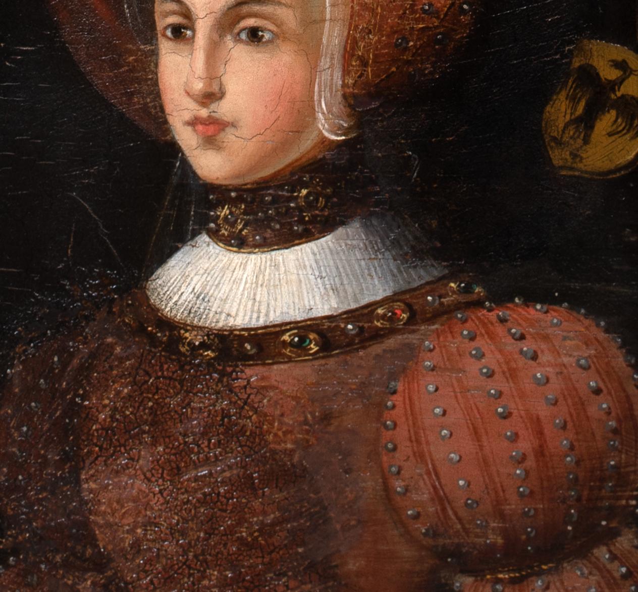 Hofporträt von Anne von Kleve (1515-1557), Königin von England, 18. Jahrhundert im Angebot 2