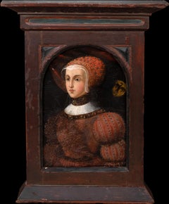 Court Portrait Of Anne Of Cleves (1515-1557), Queen Of England, 18th Century